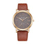 Montre à Quartz Élégante pour Femme avec Bracelet en Cuir de Luxe