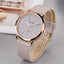 Montre à Quartz Élégante pour Femme avec Bracelet en Cuir de Luxe