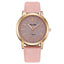 Montre à Quartz Élégante pour Femme avec Bracelet en Cuir de Luxe