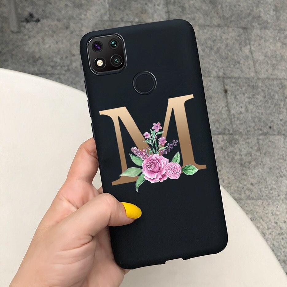 Luxury Alphabet Case for Xiaomi Redmi 9C - Shockproof & Stylish