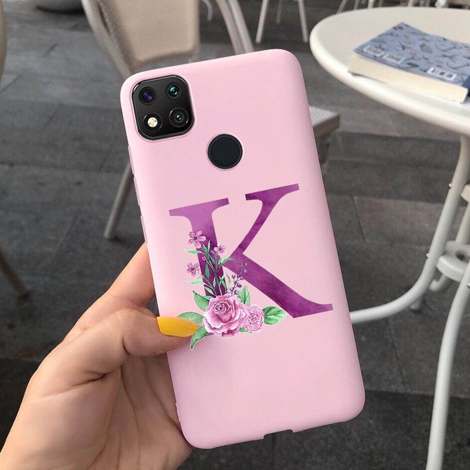 Luxury Alphabet Case for Xiaomi Redmi 9C - Shockproof & Stylish