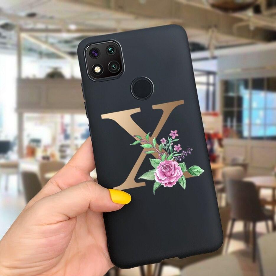 Luxury Alphabet Case for Xiaomi Redmi 9C - Shockproof & Stylish