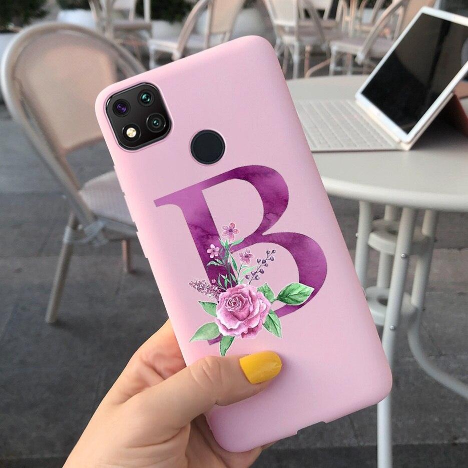 Luxury Alphabet Case for Xiaomi Redmi 9C - Shockproof & Stylish