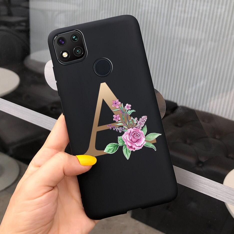 Luxury Alphabet Case for Xiaomi Redmi 9C - Shockproof & Stylish