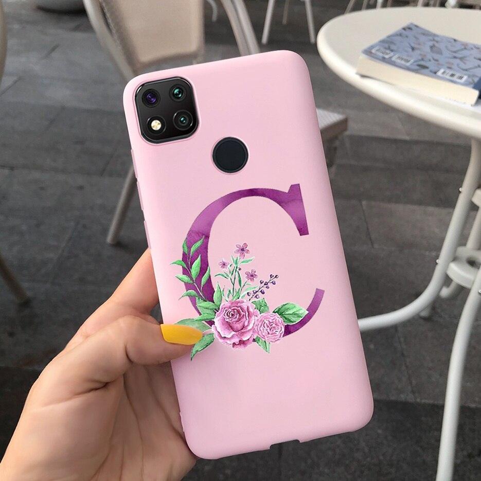 Luxury Alphabet Case for Xiaomi Redmi 9C - Shockproof & Stylish