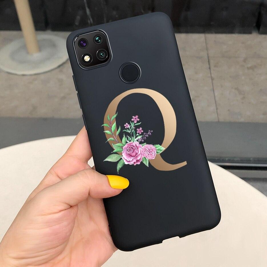 Luxury Alphabet Case for Xiaomi Redmi 9C - Shockproof & Stylish