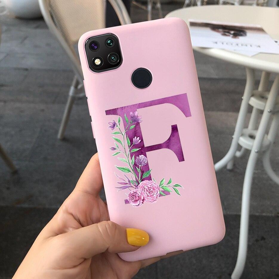 Luxury Alphabet Case for Xiaomi Redmi 9C - Shockproof & Stylish