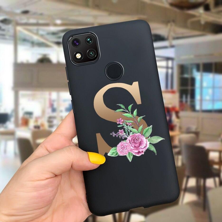 Luxury Alphabet Case for Xiaomi Redmi 9C - Shockproof & Stylish