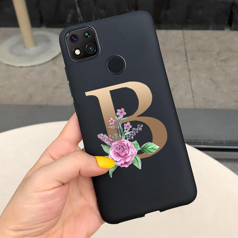 Luxury Alphabet Case for Xiaomi Redmi 9C - Shockproof & Stylish