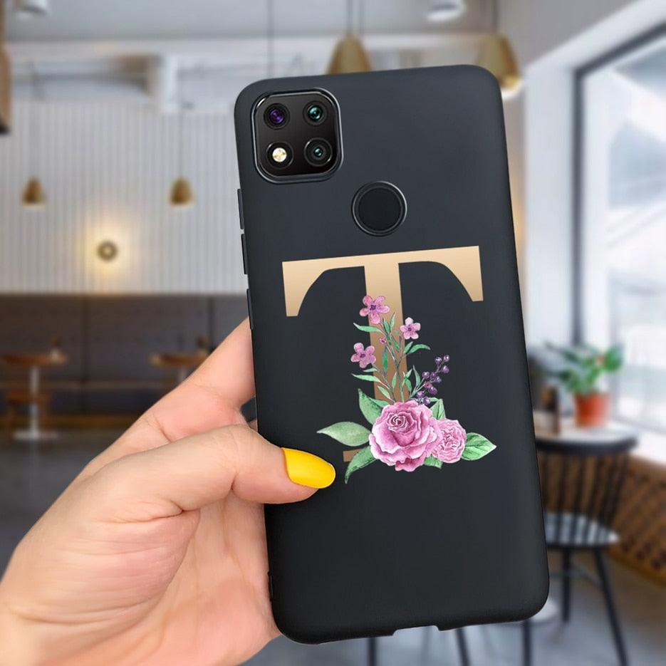 Luxury Alphabet Case for Xiaomi Redmi 9C - Shockproof & Stylish