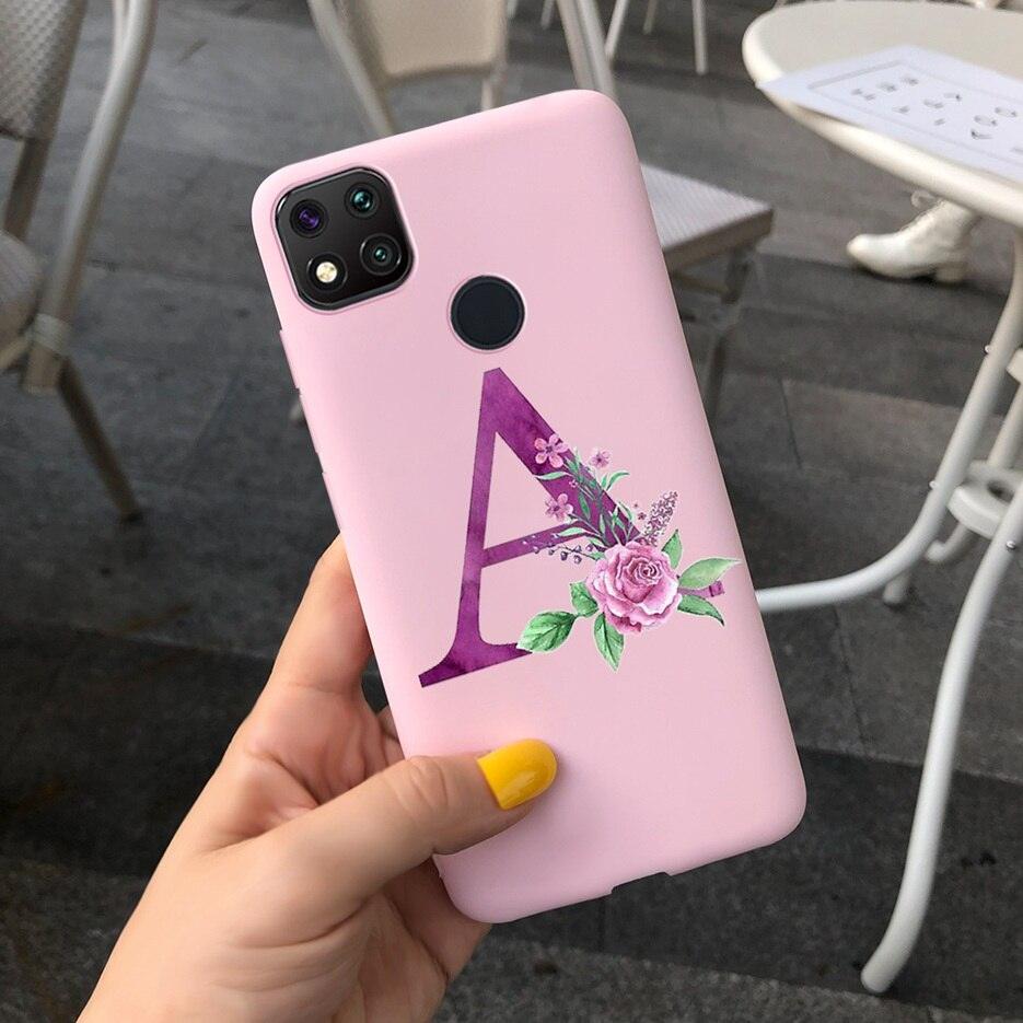 Luxury Alphabet Case for Xiaomi Redmi 9C - Shockproof & Stylish