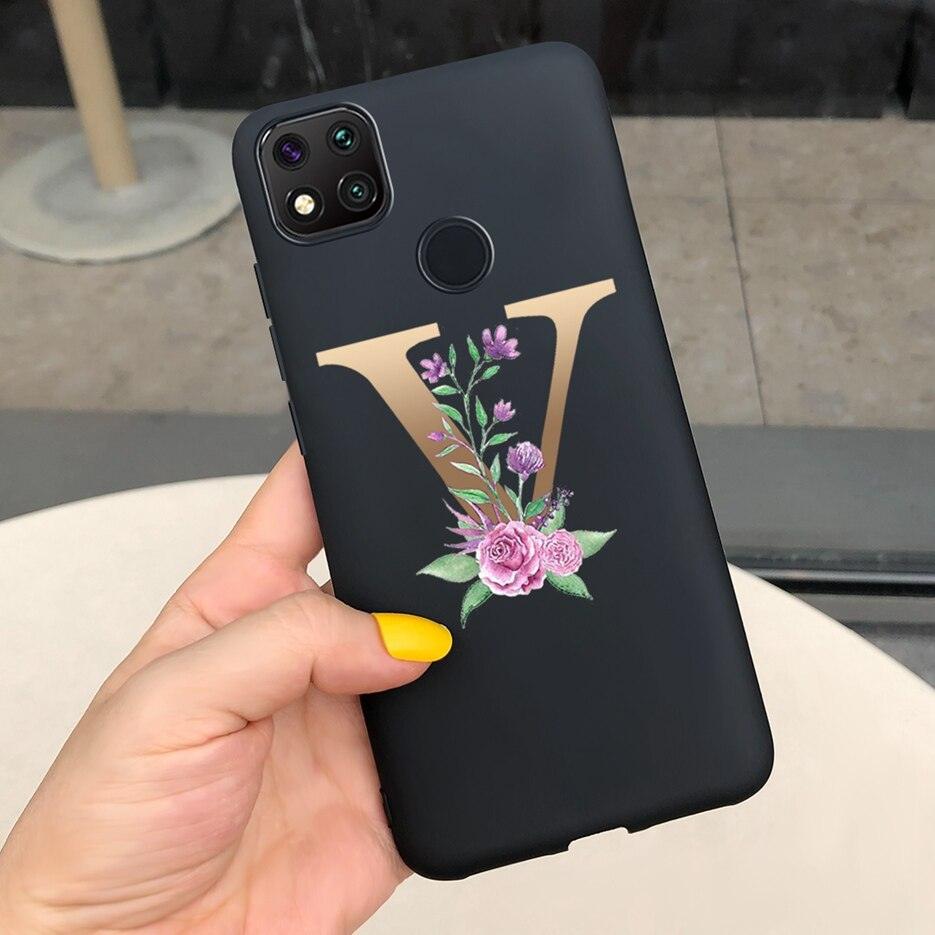 Luxury Alphabet Case for Xiaomi Redmi 9C - Shockproof & Stylish