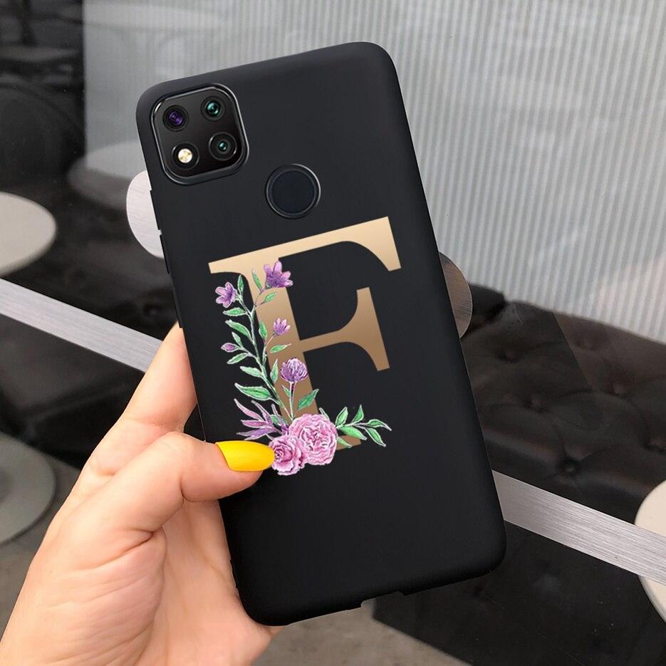 Luxury Alphabet Case for Xiaomi Redmi 9C - Shockproof & Stylish