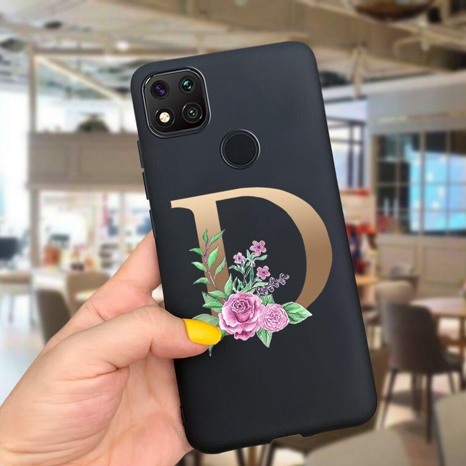 Luxury Alphabet Case for Xiaomi Redmi 9C - Shockproof & Stylish