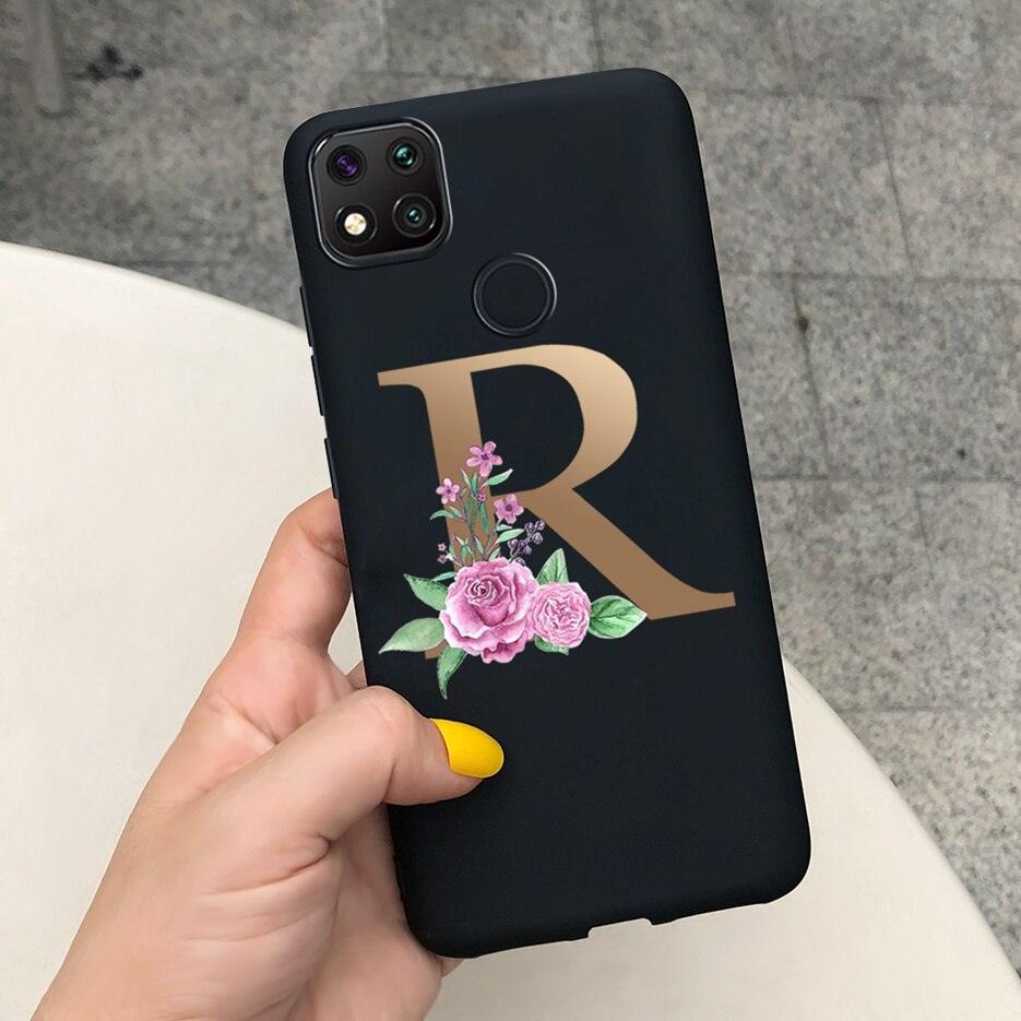 Luxury Alphabet Case for Xiaomi Redmi 9C - Shockproof & Stylish
