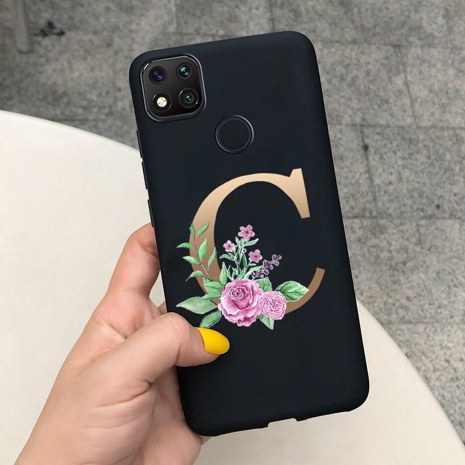 Luxury Alphabet Case for Xiaomi Redmi 9C - Shockproof & Stylish