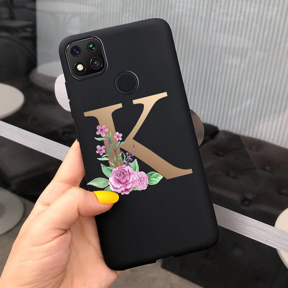 Luxury Alphabet Case for Xiaomi Redmi 9C - Shockproof & Stylish