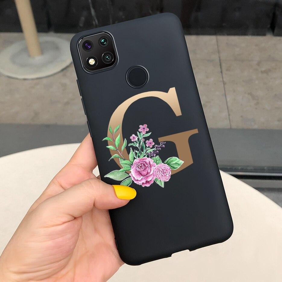 Luxury Alphabet Case for Xiaomi Redmi 9C - Shockproof & Stylish
