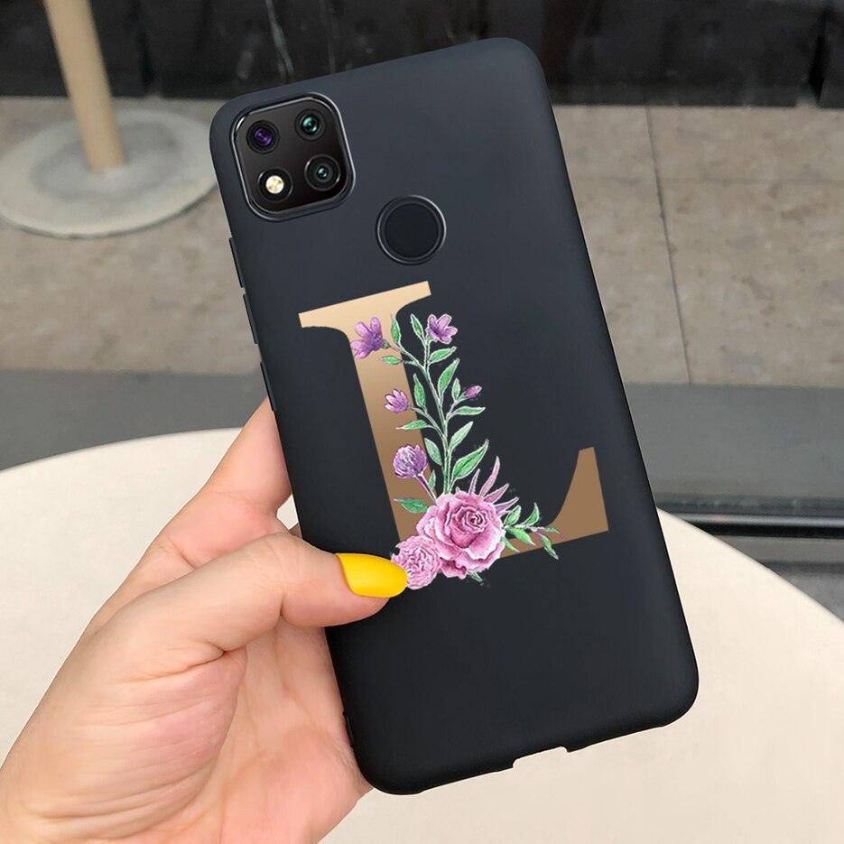 Luxury Alphabet Case for Xiaomi Redmi 9C - Shockproof & Stylish