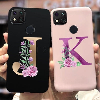 Luxury Alphabet Case for Xiaomi Redmi 9C - Shockproof & Stylish