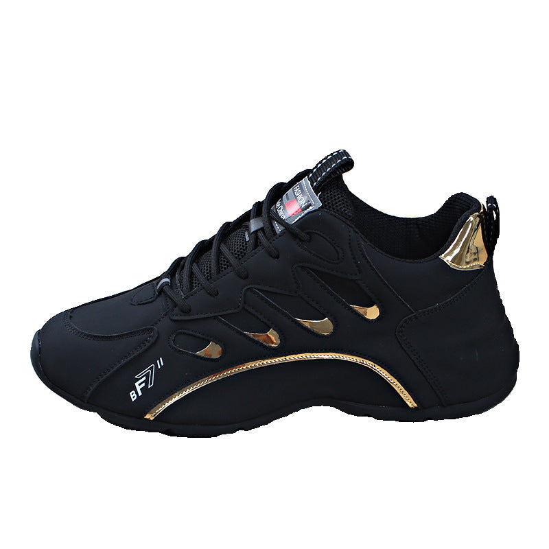 Luxury Men's Sneakers High Quality Leather Casual Shoes for Men Fashion All-match Sport Shoes Platform Comfor Men Running Shoes - Korvel