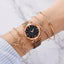 Luxury Rose Gold Starry Sky Dial Watch Set for Women