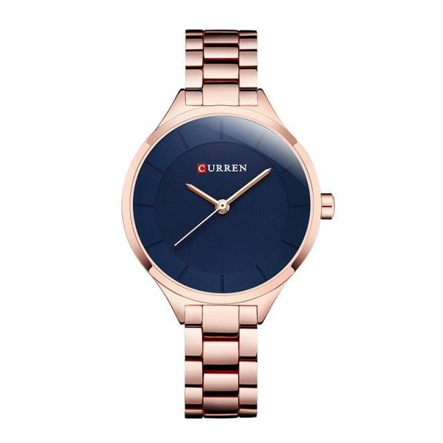 Reloj de Mujer Elegante en Oro Rosa - Diseño de Acero Inoxidable Premium