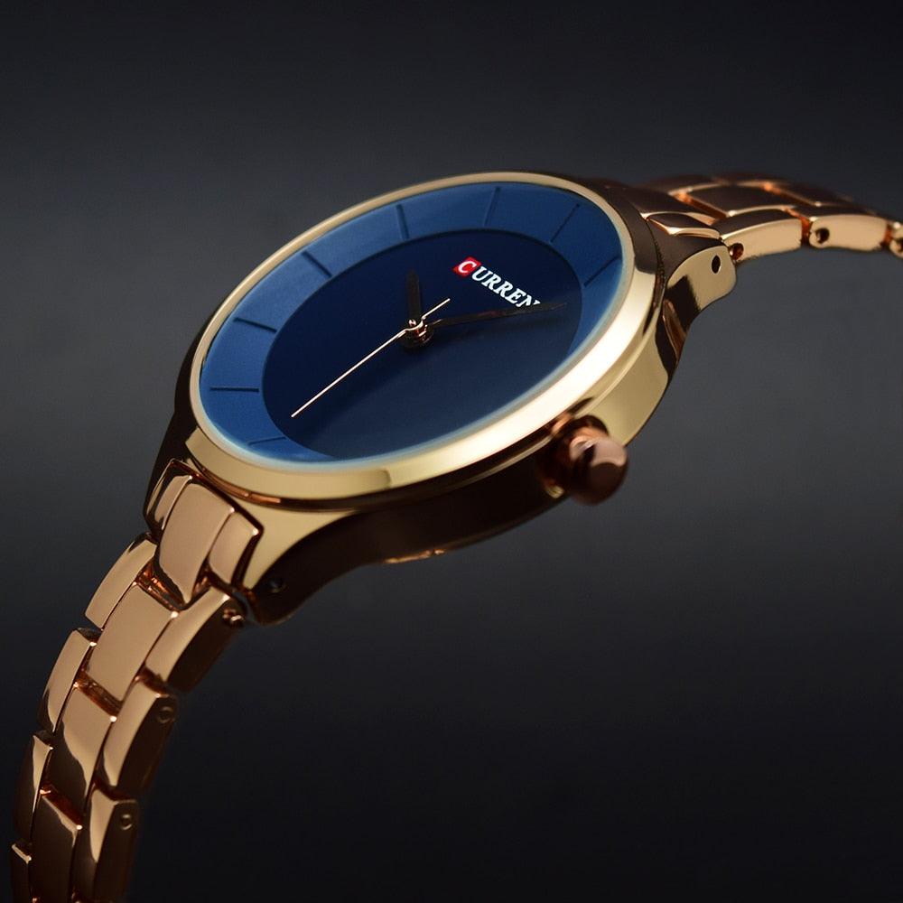 Reloj de Mujer Elegante en Oro Rosa - Diseño de Acero Inoxidable Premium
