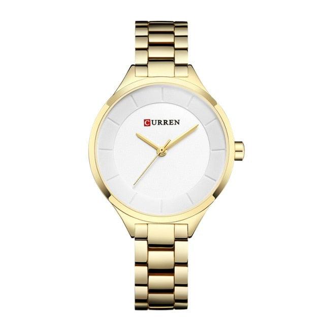 Reloj de Mujer Elegante en Oro Rosa - Diseño de Acero Inoxidable Premium