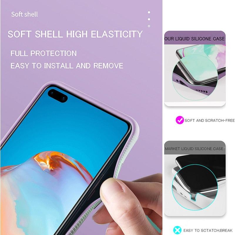 Coque en silicone premium pour iPhone 13 et 14