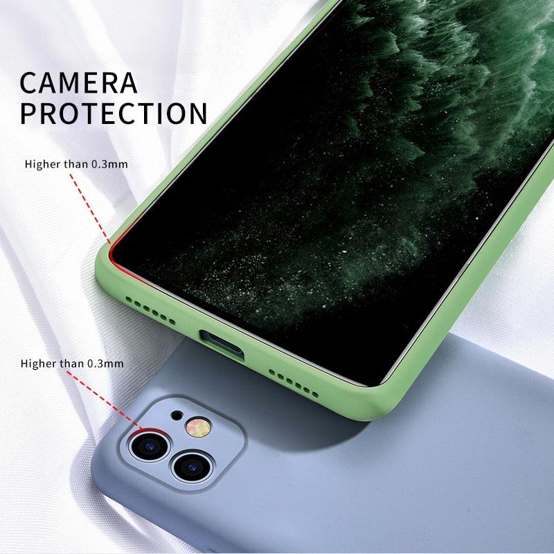 Coque en silicone premium pour iPhone 13 et 14
