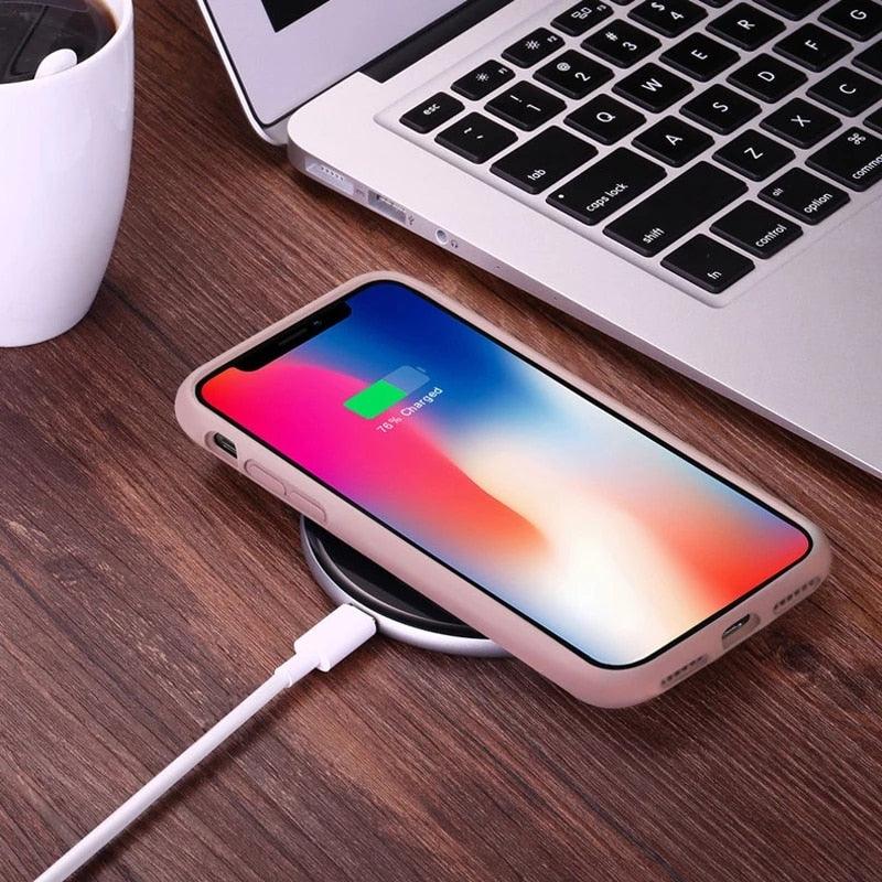 Coque en silicone premium pour iPhone 13 et 14