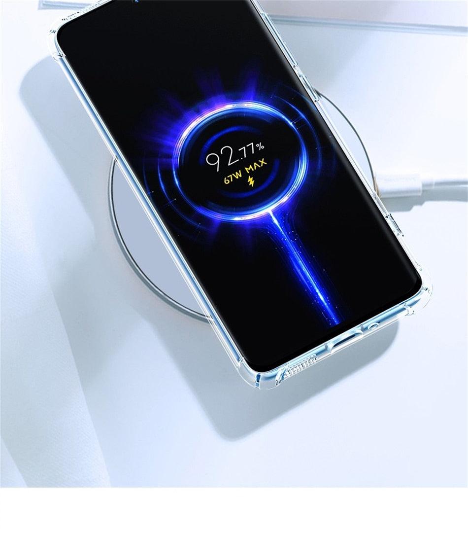 Coque en silicone transparent de luxe pour la série Xiaomi Mi