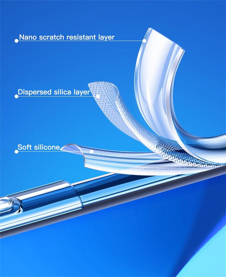 Coque en silicone transparent de luxe pour la série Xiaomi Mi