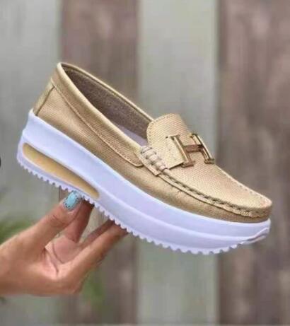 Baskets décontractées de luxe pour femmes - Chaussures plates lacées confortables