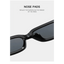 Luxury Retro Square Black Sunglasses for Women