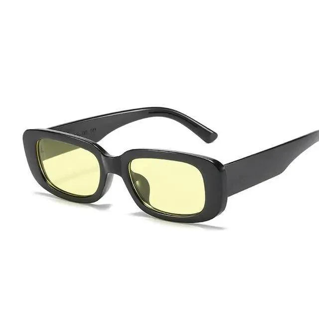 Luxury Retro Square Black Sunglasses for Women