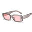 Luxury Retro Square Black Sunglasses for Women