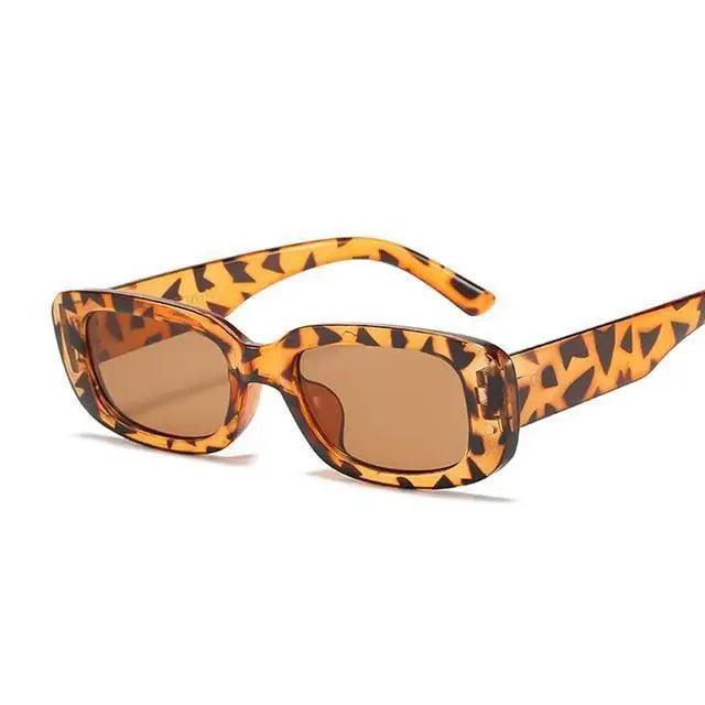 Luxury Retro Square Black Sunglasses for Women