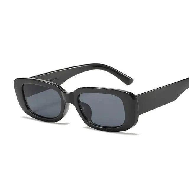 Luxury Retro Square Black Sunglasses for Women