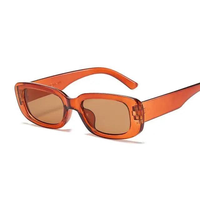 Luxury Retro Square Black Sunglasses for Women