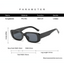 Luxury Retro Square Black Sunglasses for Women