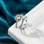 Bague de fiançailles en cristal élégant pour femmes