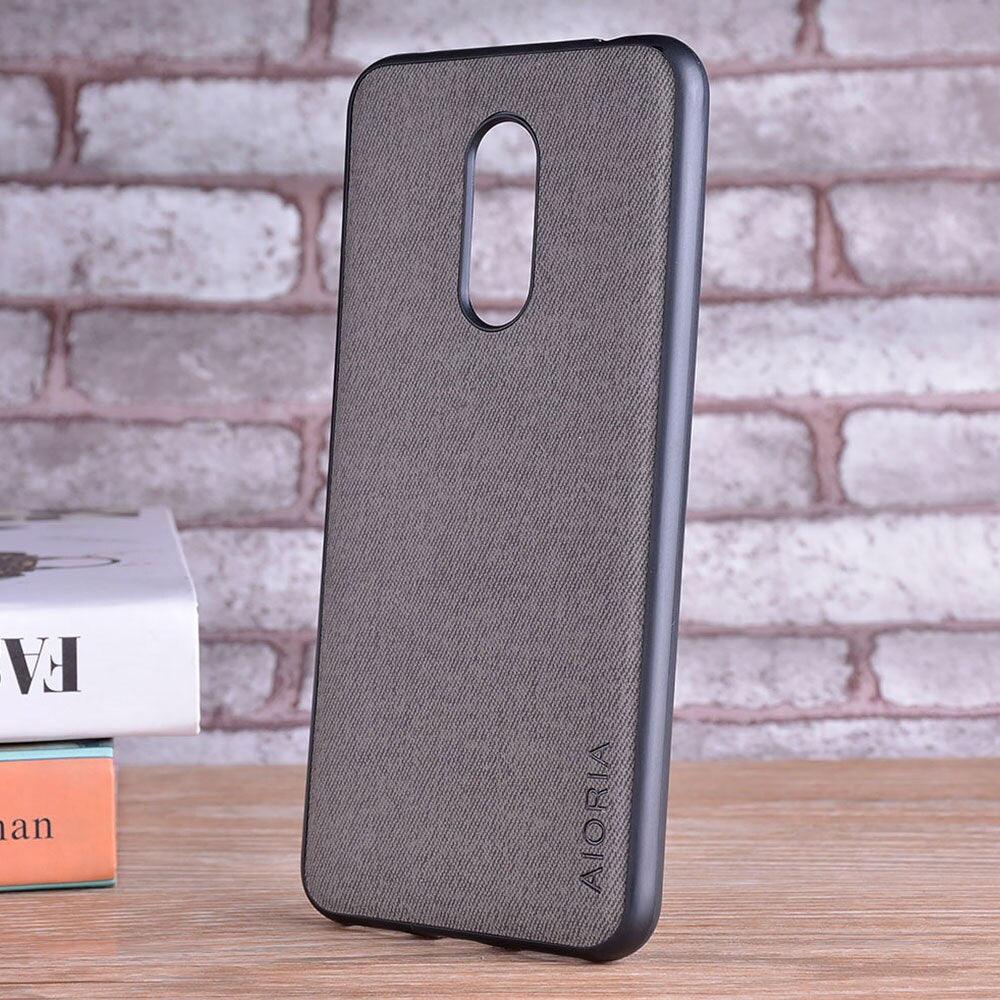 Luxury Textile Leather Phone Case for Xiaomi Redmi 5 & 5 Plus