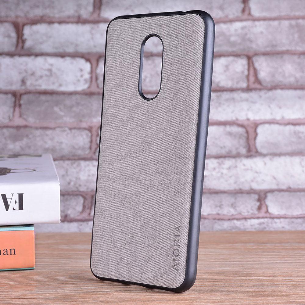Luxury Textile Leather Phone Case for Xiaomi Redmi 5 & 5 Plus