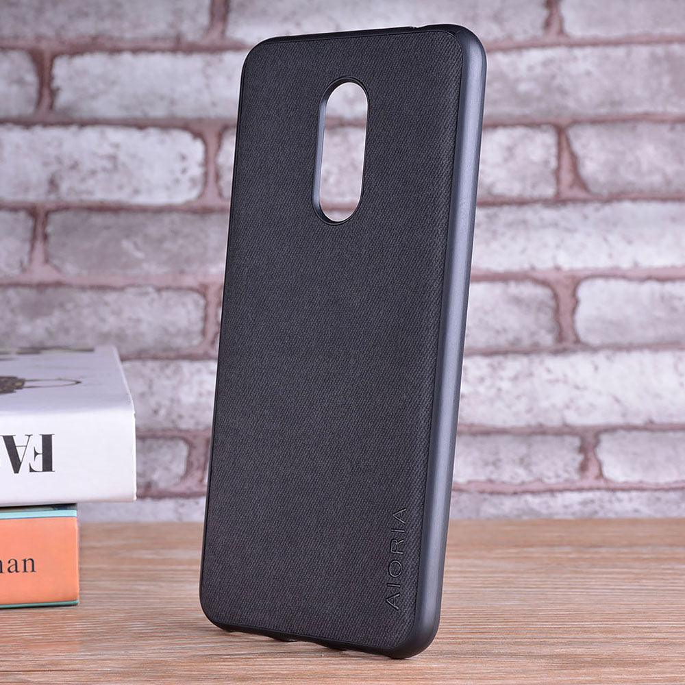 Luxury Textile Leather Phone Case for Xiaomi Redmi 5 & 5 Plus