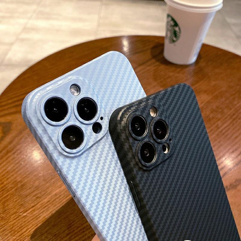Sleek Ultra-Slim Classic Texture iPhone Case - Shockproof & Lightweight - Korvel