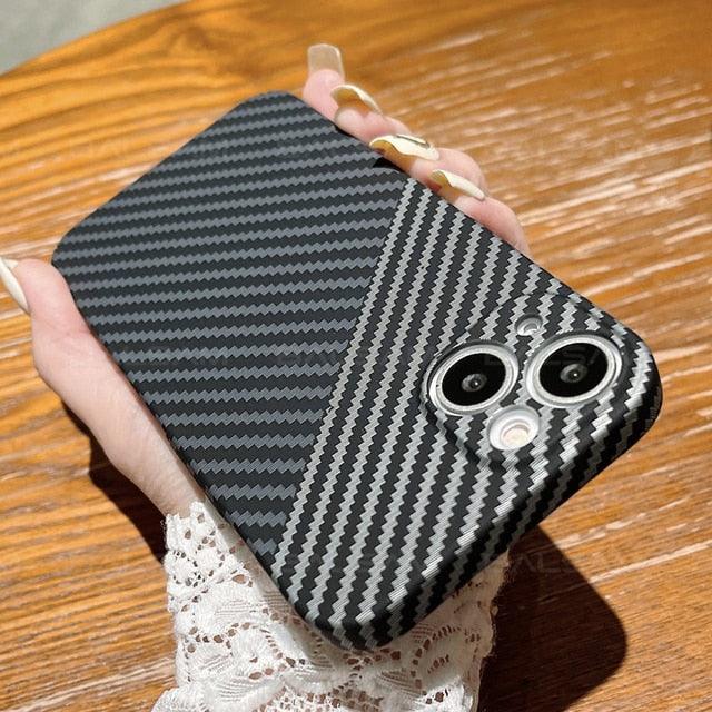 Sleek Ultra-Slim Classic Texture iPhone Case - Shockproof & Lightweight - Korvel