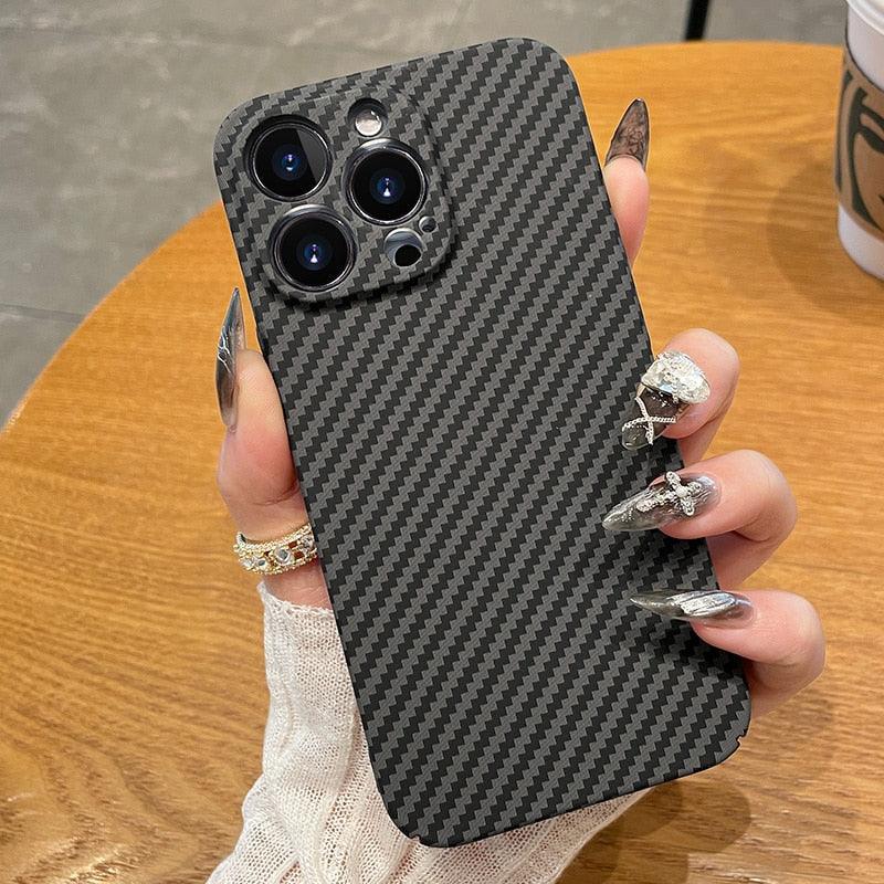 Sleek Ultra-Slim Classic Texture iPhone Case - Shockproof & Lightweight - Korvel
