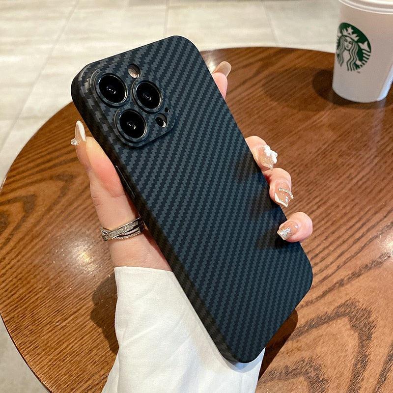 Sleek Ultra-Slim Classic Texture iPhone Case - Shockproof & Lightweight - Korvel